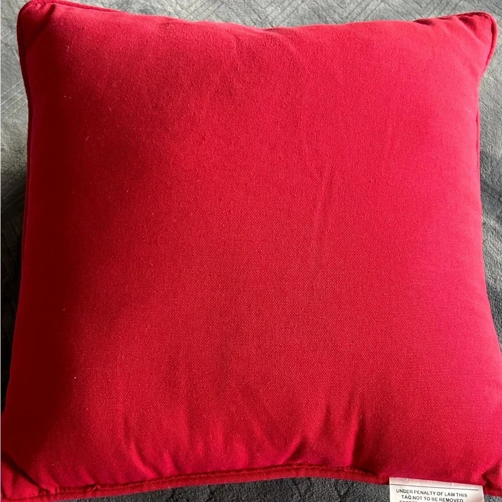Santa Decorative Throw Pillow-Christmas Tapestry‎ NWT-Made in USA